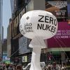 Yes, that mushroom cloud balloon in Times Square is meant to make you stop and think